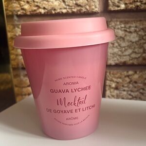 Pink Guava Lychee Scented Candle